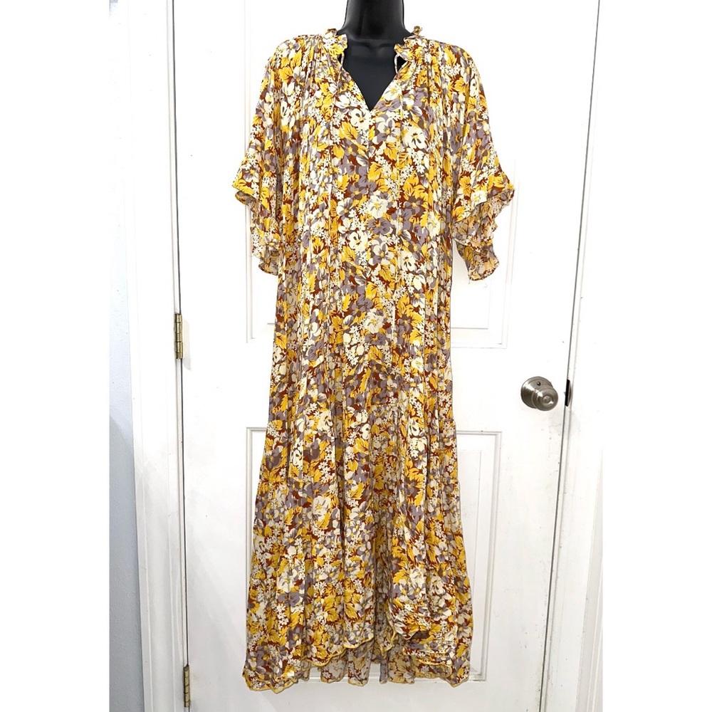 GiGio by Umgee Petal Party Maxi, Honey Yellow size Medium - Picture 5 of 10